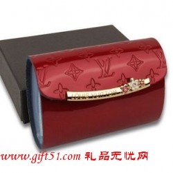 金屬壓扣26卡位卡包漆皮銀行卡包