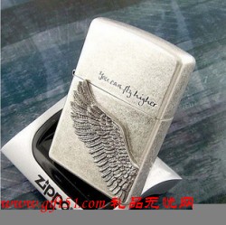 zippo打火機 古銀天使之翼 飛更高