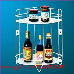 多用菱網角型雜物架