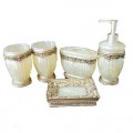 歐式風(fēng)格樹(shù)脂衛(wèi)浴五件套