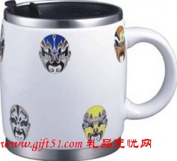陶瓷多色臉譜美國(guó)傲仕杯