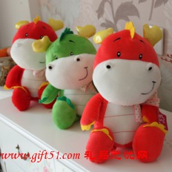 龍年卡通可愛彩色小恐龍