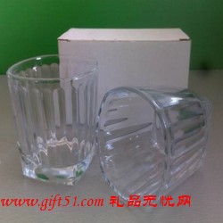 條紋玻璃杯定做