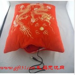 USB發熱龍形暖手抱枕定做