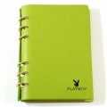 嫩綠活頁(yè)圈油邊記事本