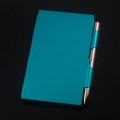 彩色鋁制帶筆記事本,工作手冊(cè)定制