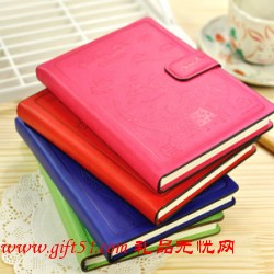 可愛日記本,皮質(zhì)搭扣記事本,本子定制