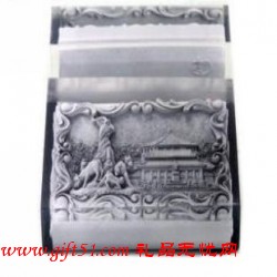 廣州五羊創意水晶浮雕工藝品