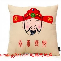 財神到抱枕定做批發,抱枕廠家