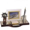 高檔舵手文具臺,辦公文具,文具臺擺件定制