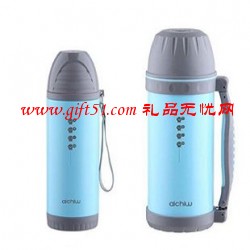 光景蔚藍保溫杯|不銹鋼內膽無尾抽真空保溫杯定制