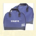 藍色手提旅行包定做 廣告旅行袋定制