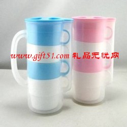 多彩樂水壺連環套杯