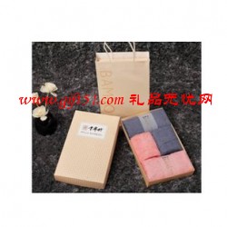 錦緞迷你千年竹毛巾禮盒套裝