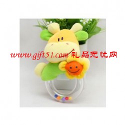 兒童膠環公仔毛絨玩具