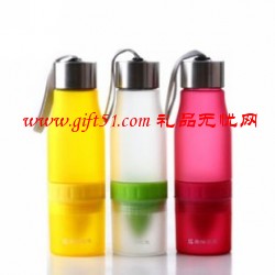 夏季健康養(yǎng)生磨砂檸檬杯 榨汁手動水杯