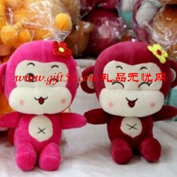 猴年吉祥生肖猴公仔 猴子毛絨玩具