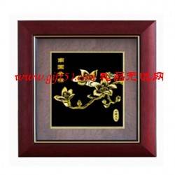 廣州特色南國(guó)金棉金箔畫(huà)