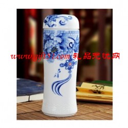 雙層全瓷環保養生杯