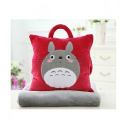 卡通龍貓靠墊空調被