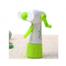 夏季環保廣告手搖噴水風扇